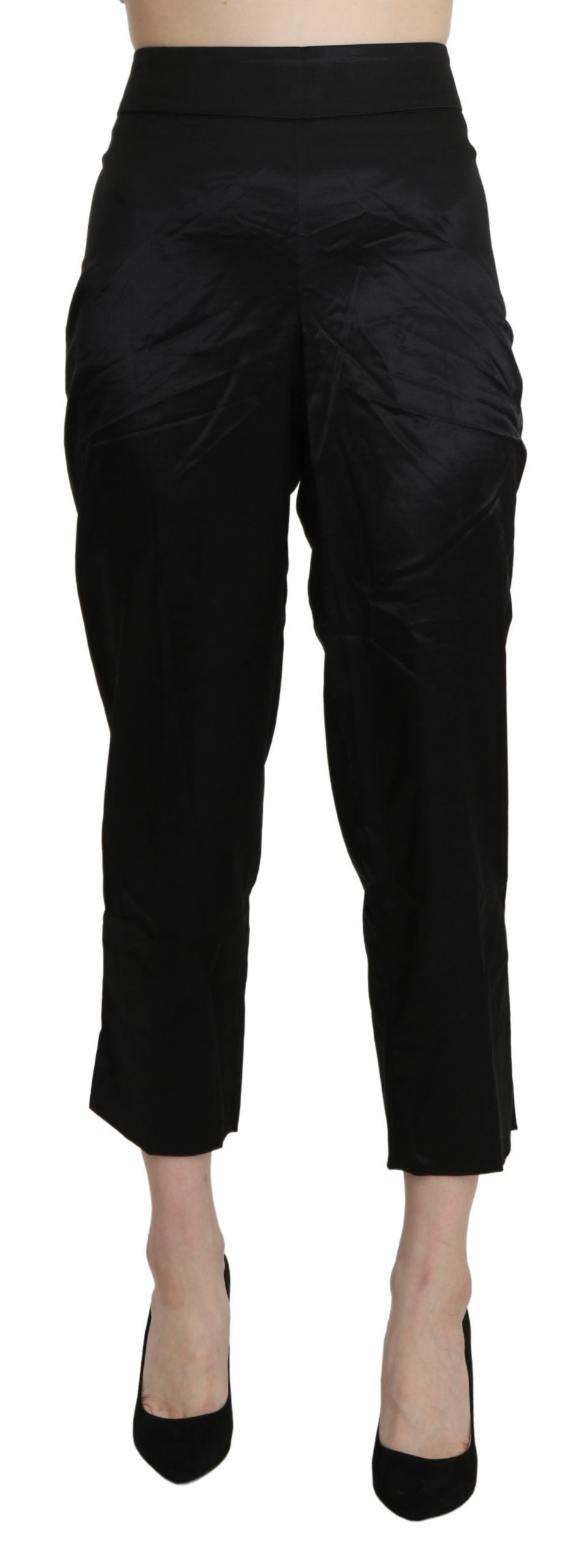 Bencivenga pantalon court taille haute