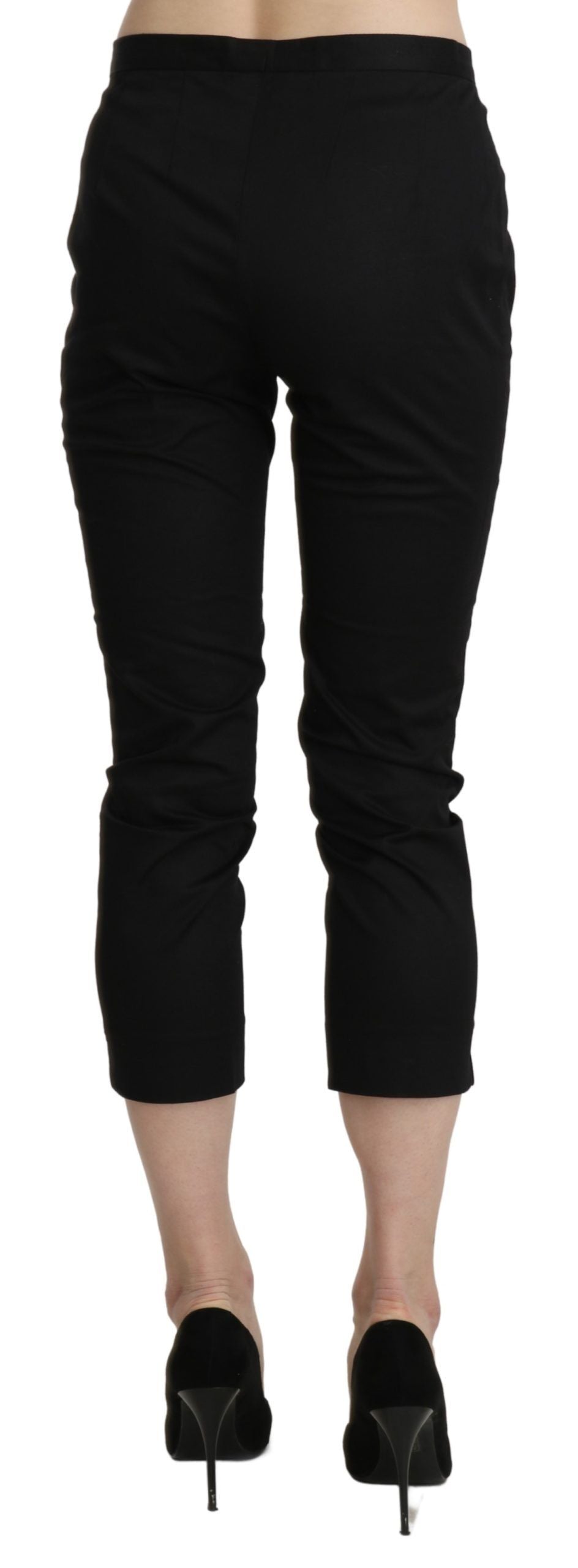 Bencivenga - Pantalon court skinny taille haute