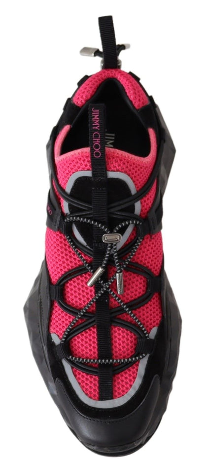 Zapatillas Jimmy Choo Diamond Negro Rosa