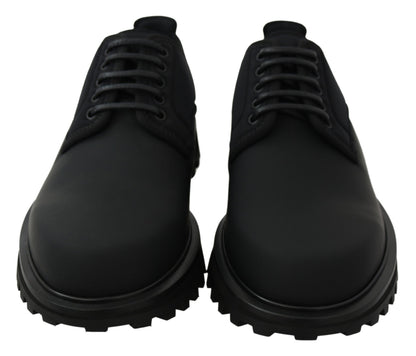 Derbies Dolce &amp; Gabbana en cuir de veau noir