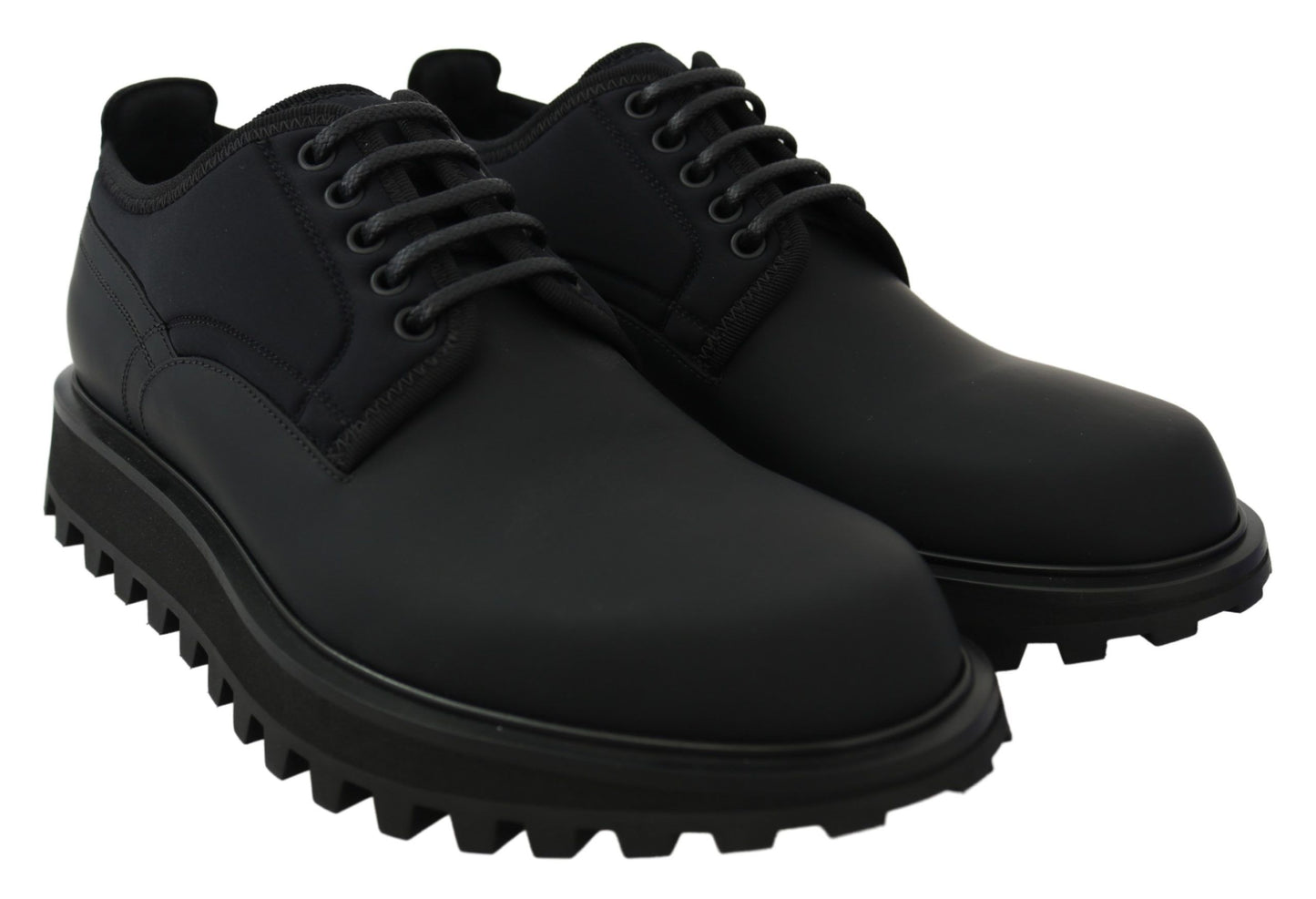 Derbies Dolce &amp; Gabbana en cuir de veau noir