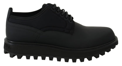 Derbies Dolce &amp; Gabbana en cuir de veau noir