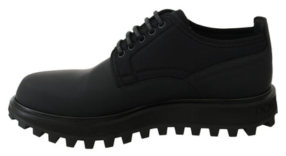 Derbies Dolce &amp; Gabbana en cuir de veau noir