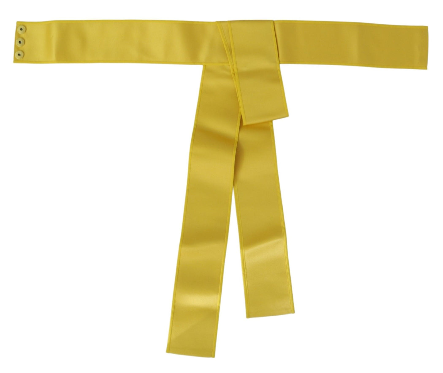 Ceinture femme jaune en soie Dolce &amp; gabbana