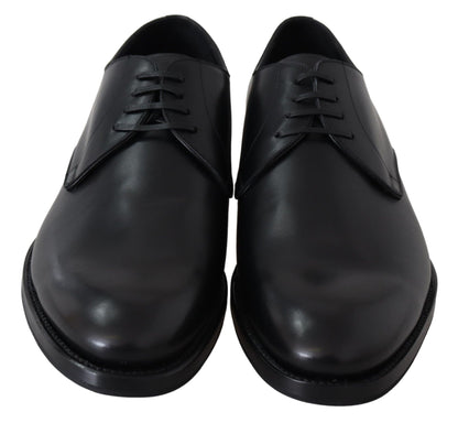 Dolce &amp; Gabbana chaussures habillées derby en cuir noir