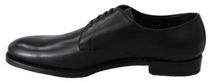 Dolce &amp; Gabbana chaussures habillées derby en cuir noir