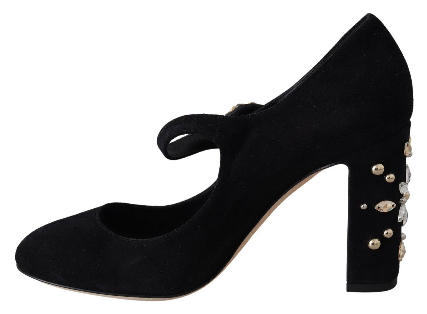 Escarpins Mary Janes en daim noir Dolce &amp; Gabbana