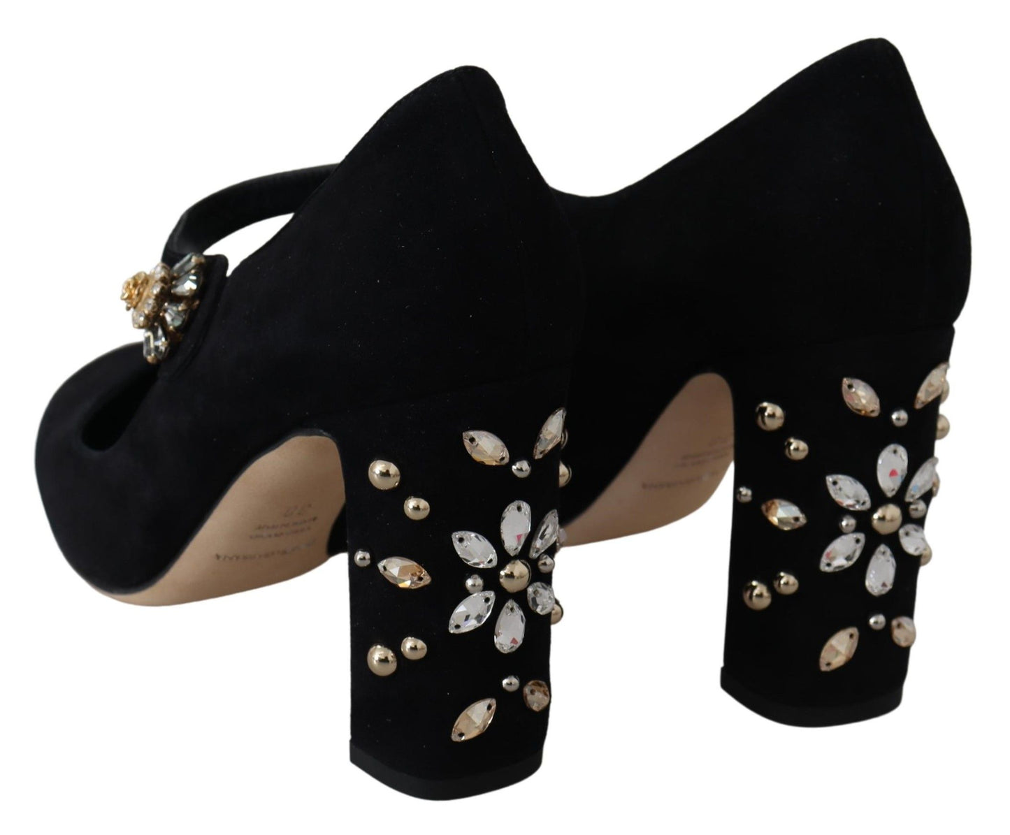 Escarpins Mary Janes en daim noir Dolce &amp; Gabbana