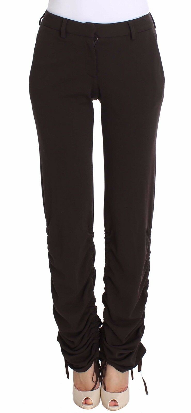 Pantalon décontracté marron Ermanno Scervino pour un style sophistiqué