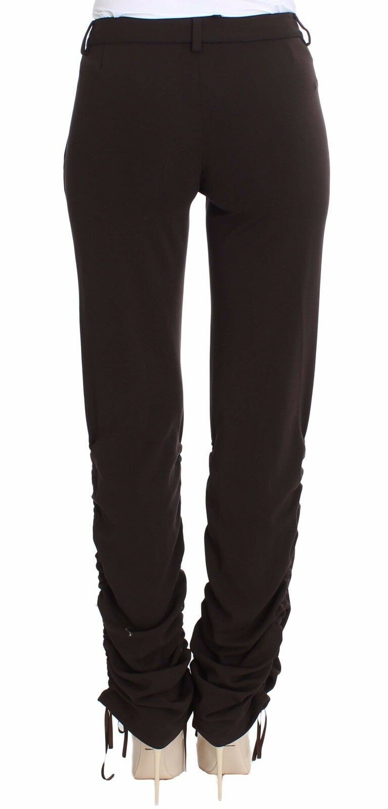 Pantalon décontracté marron Ermanno Scervino pour un style sophistiqué