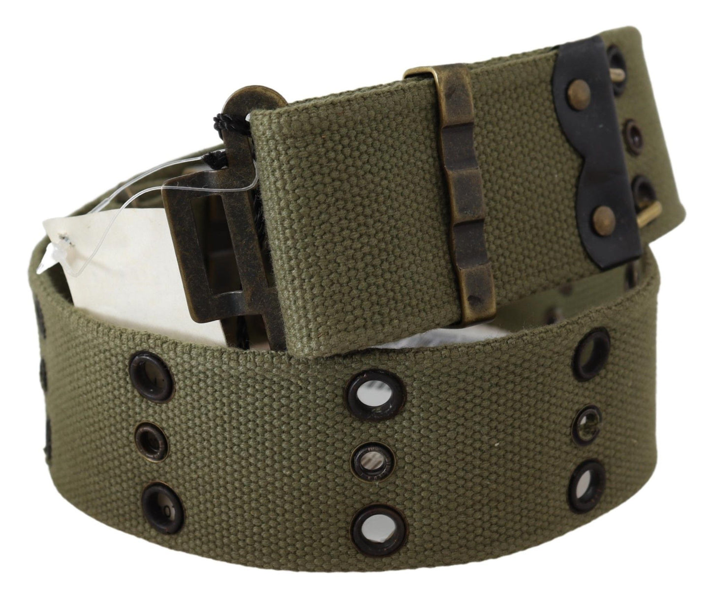 Ceinture en coton vert armée Ermanno Scervino