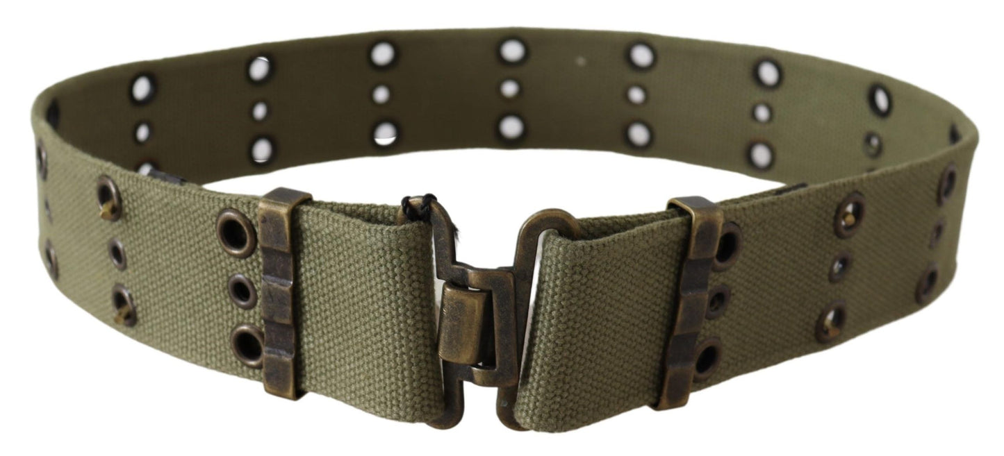 Ceinture en coton vert armée Ermanno Scervino