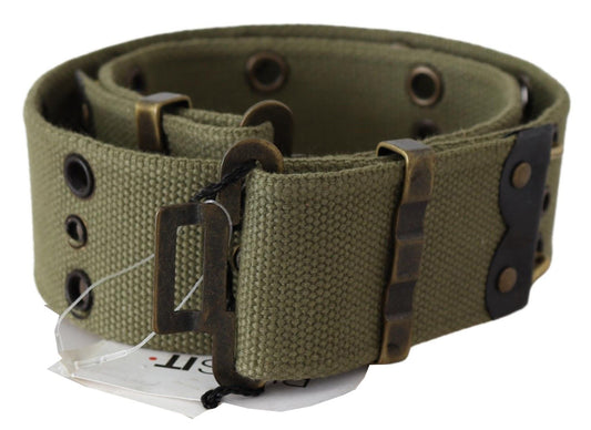 Ceinture en coton vert armée Ermanno Scervino