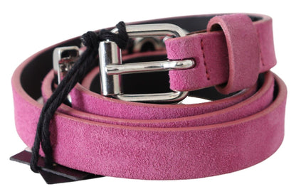 Ceinture en cuir rose fuschia Just Cavalli