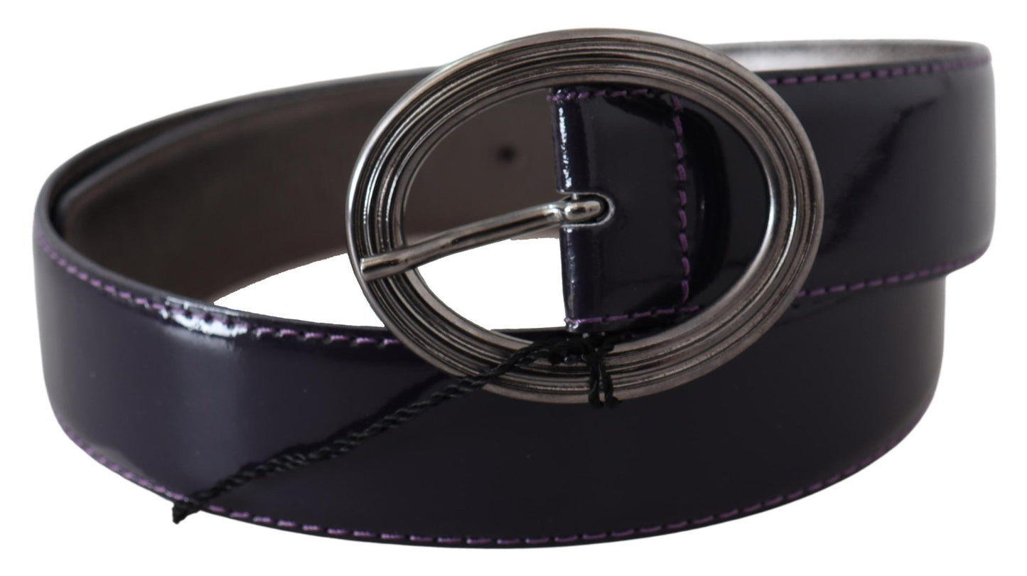 Ceinture Exte en cuir violet