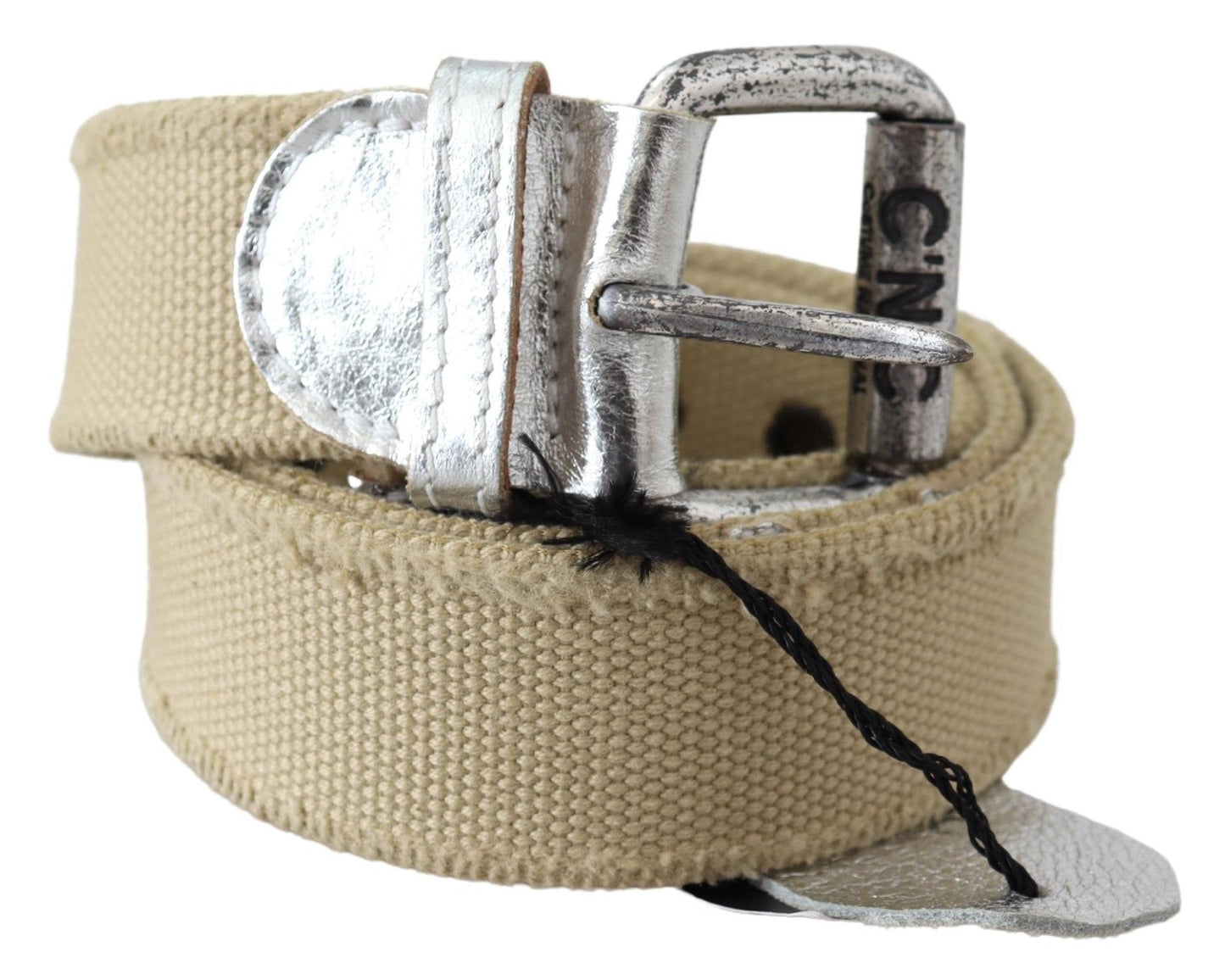 Costume national ceinture mode coton beige