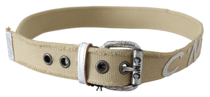 Costume national ceinture mode coton beige