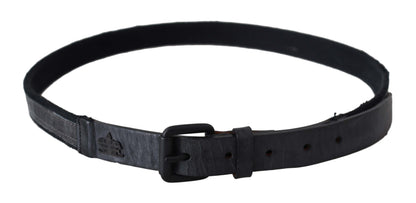 Ceinture en cuir noir Ermanno Scervino