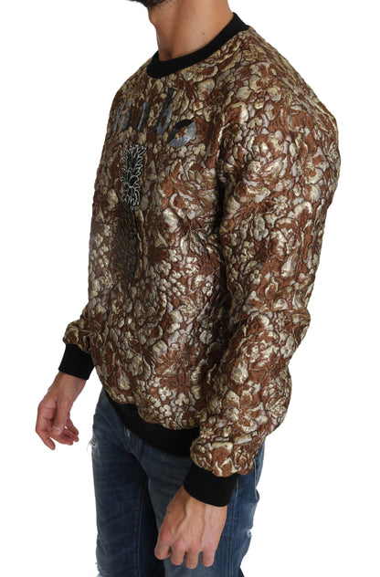 Dolce &amp; Gabbana Jersey con cuello redondo Opulent multicolor