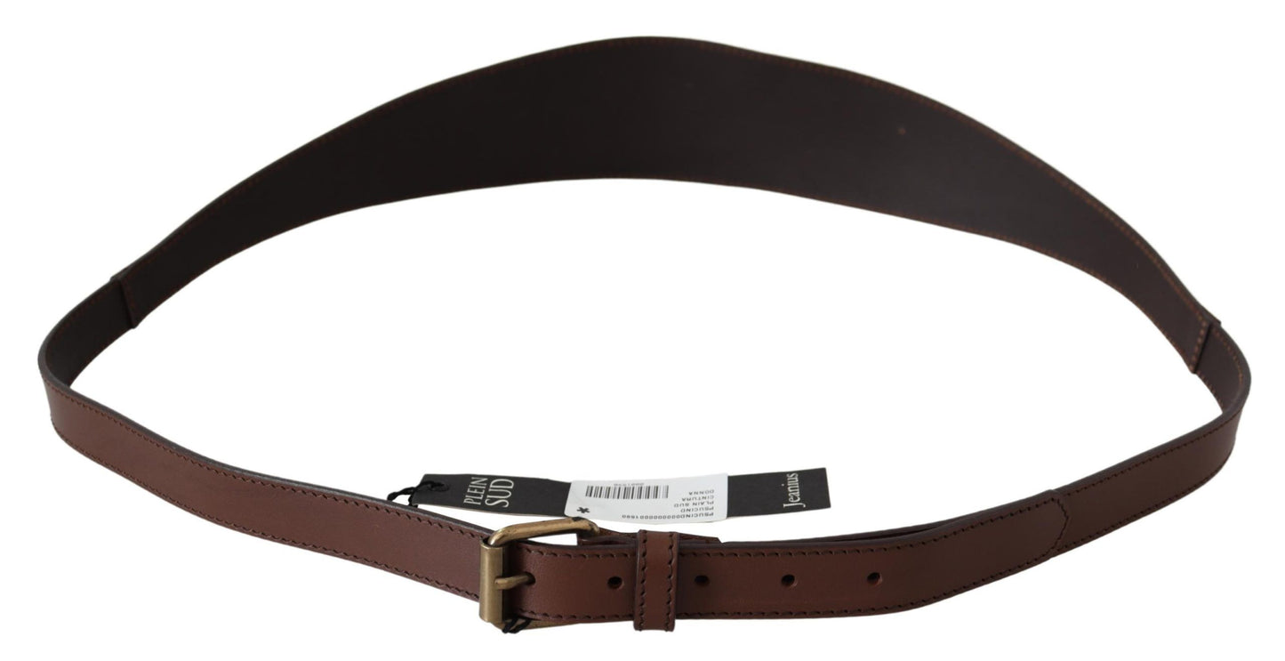 Ceinture en cuir doré rustique Plein sud