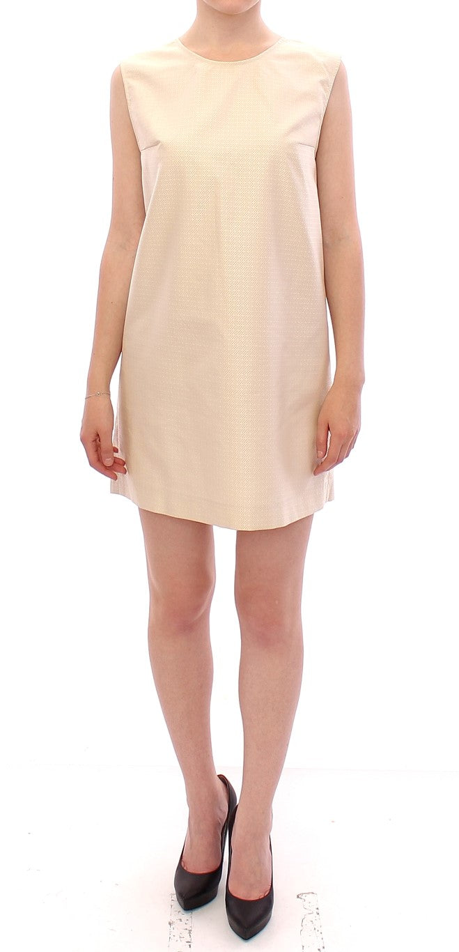 Robe droite sans manches Andrea incontri beige