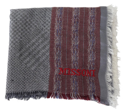 Missoni écharpe à logo rayé en laine