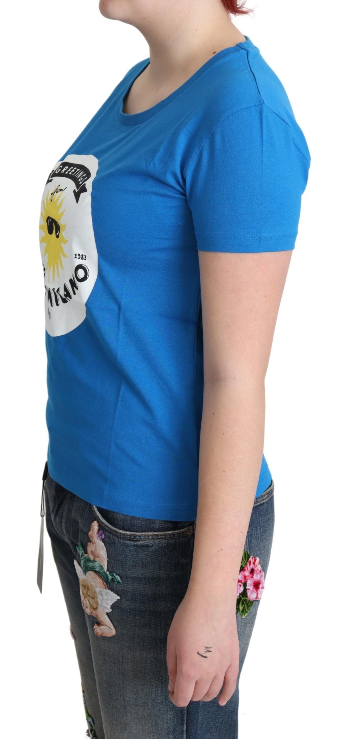 Moschino Sunny Milano Chic camiseta con cuello redondo