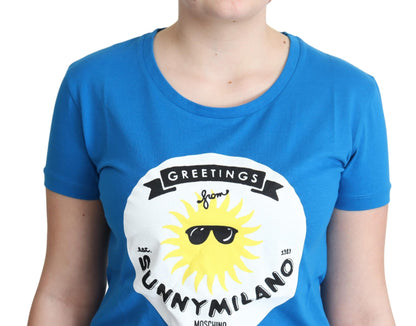 Moschino Sunny Milano Chic camiseta con cuello redondo