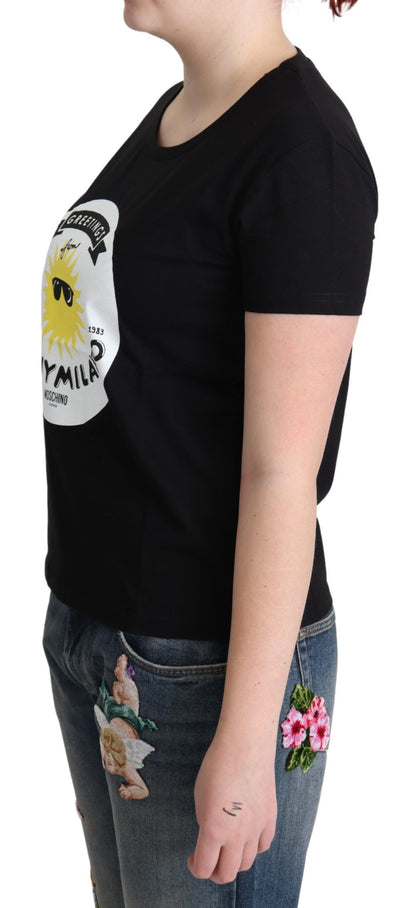 T-shirt en coton Moschino avec imprimé milano