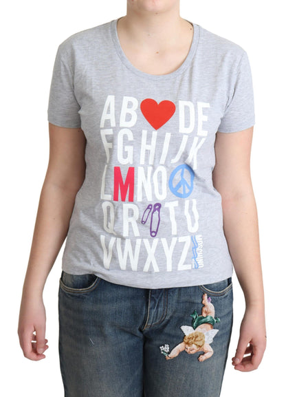 Moschino t-shirt en coton imprimé alphabet