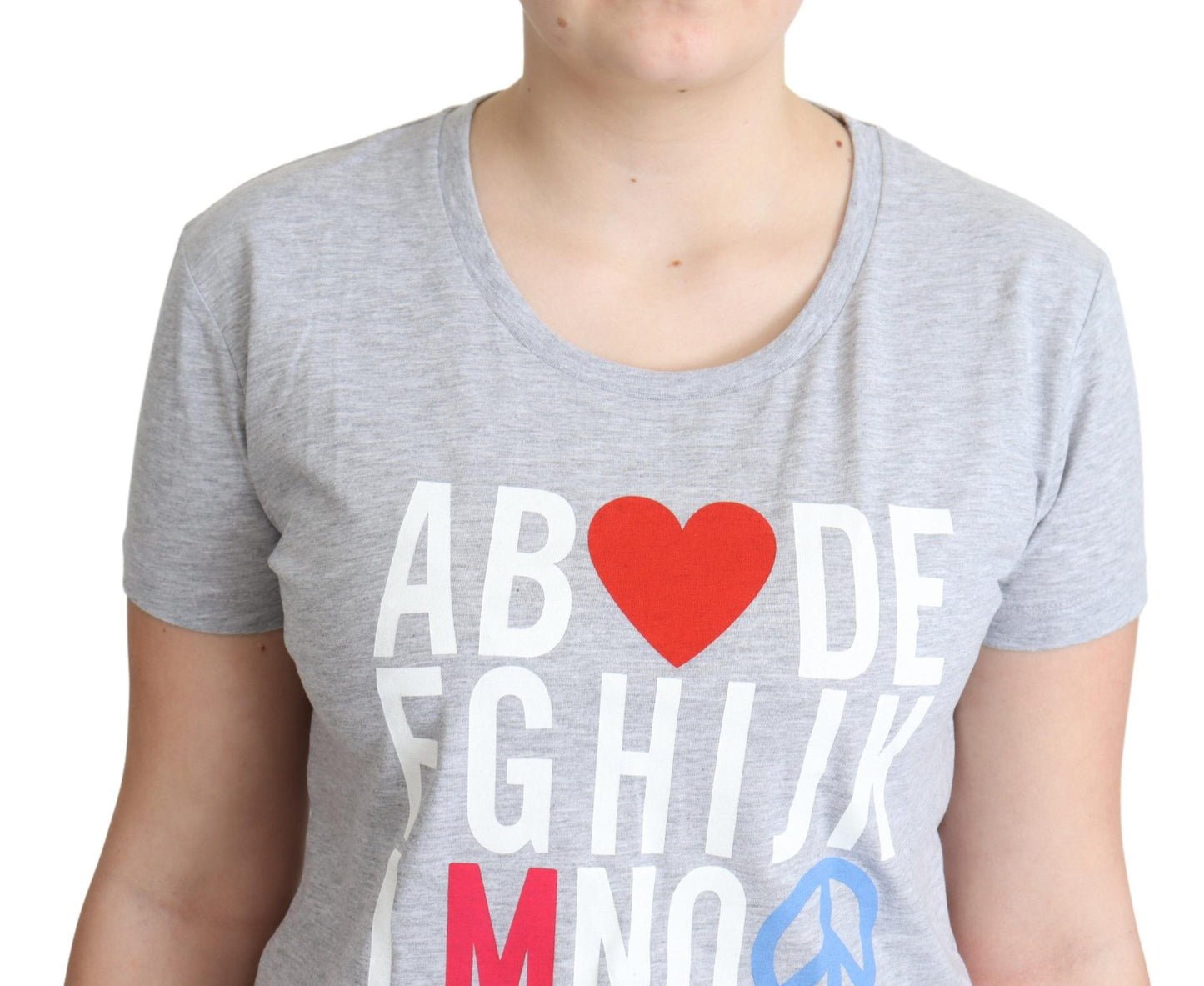 Moschino t-shirt en coton imprimé alphabet