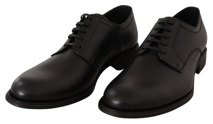 Derbies Dolce &amp; Gabbana en cuir noir