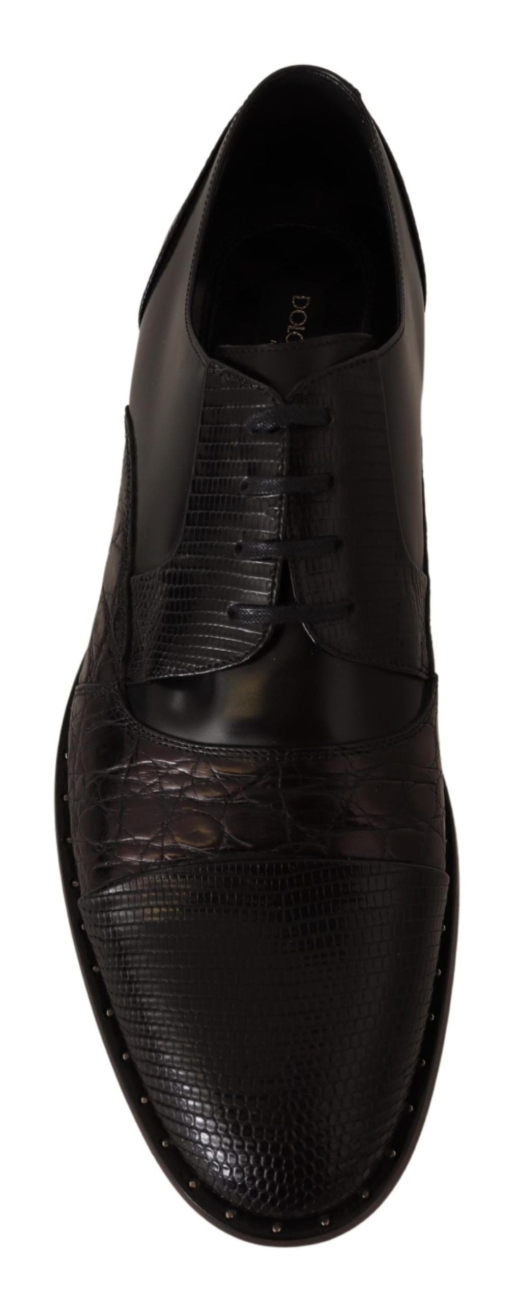 Bouts d'ailes Oxford Derby noirs Dolce &amp; Gabbana