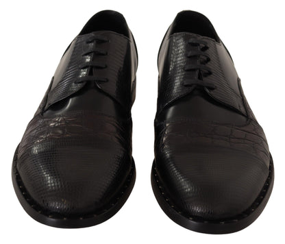 Bouts d'ailes Oxford Derby noirs Dolce &amp; Gabbana