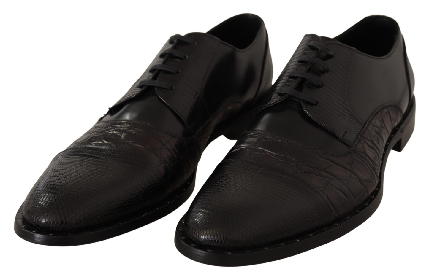 Bouts d'ailes Oxford Derby noirs Dolce &amp; Gabbana