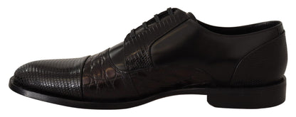 Bouts d'ailes Oxford Derby noirs Dolce &amp; Gabbana