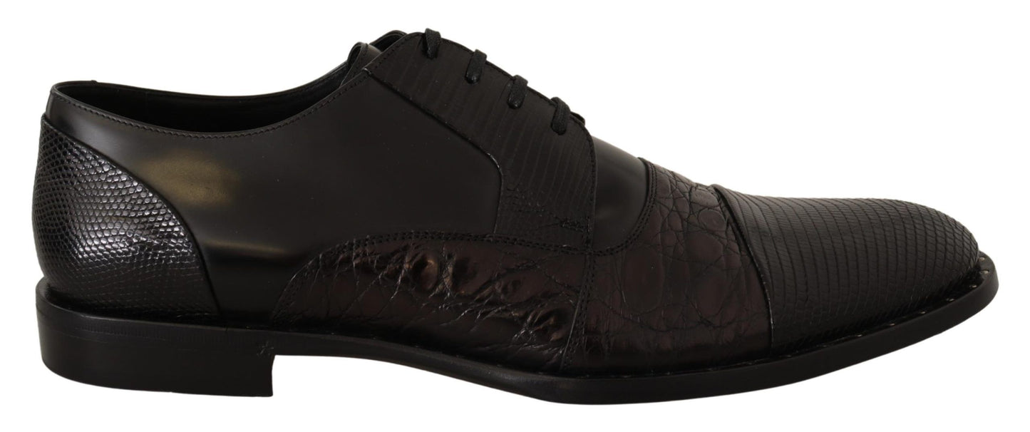 Bouts d'ailes Oxford Derby noirs Dolce &amp; Gabbana