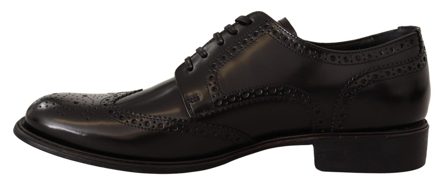 Dolce &amp; gabbana - chaussures richelieu derby à bout d'aile