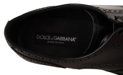 Dolce &amp; gabbana - chaussures richelieu derby à bout d'aile