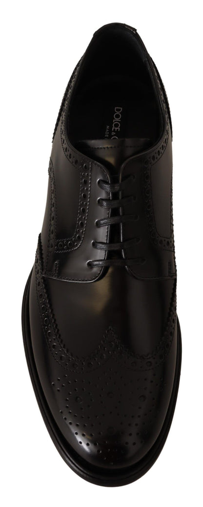 Dolce &amp; gabbana - chaussures richelieu derby à bout d'aile