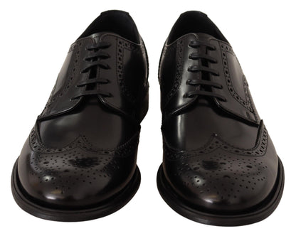 Dolce &amp; gabbana - chaussures richelieu derby à bout d'aile