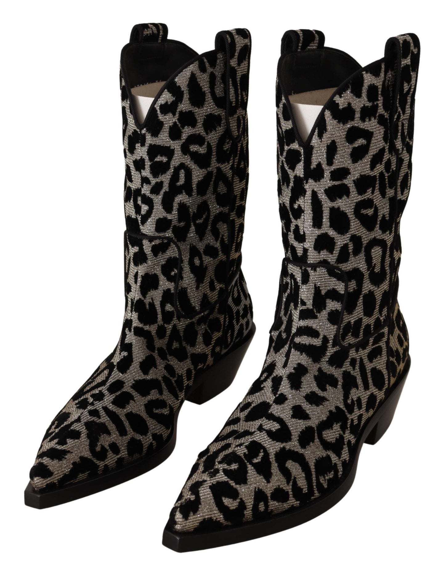 Dolce &amp; gabbana bottes mi-mollet à imprimé léopard