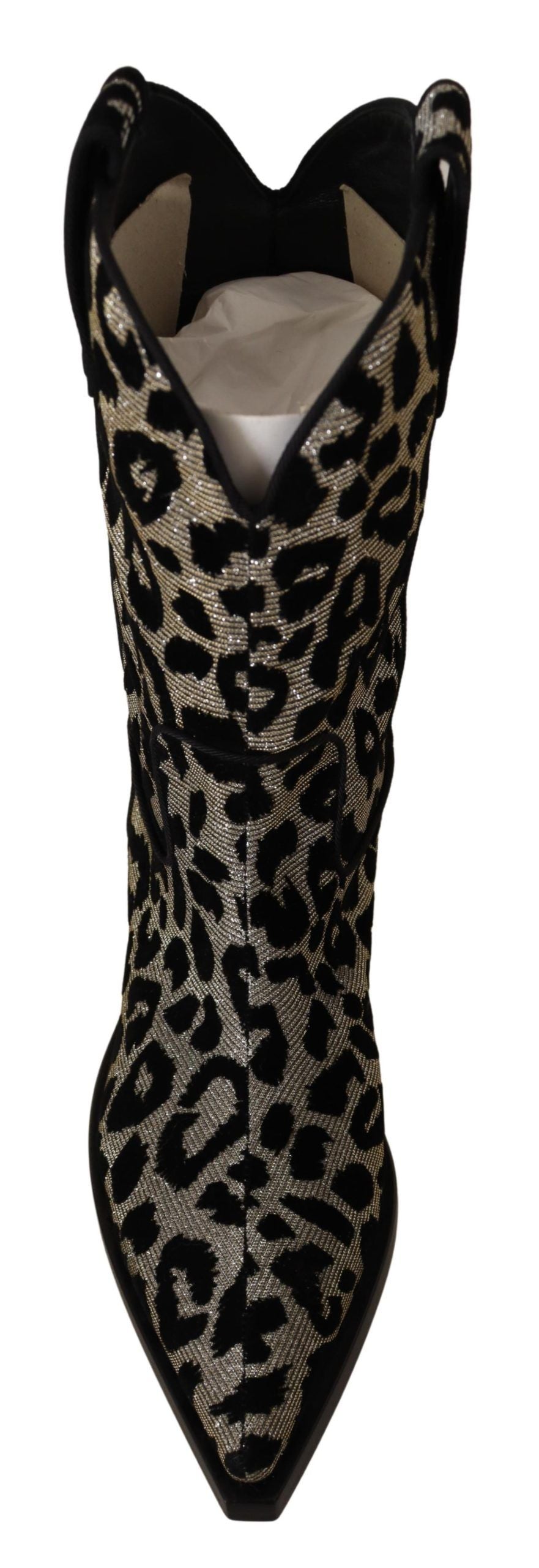 Dolce &amp; gabbana bottes mi-mollet à imprimé léopard