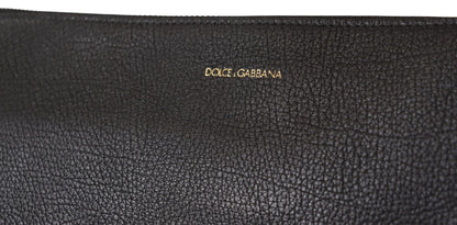 Dolce &amp; Gabbana sac bandoulière en cuir noir