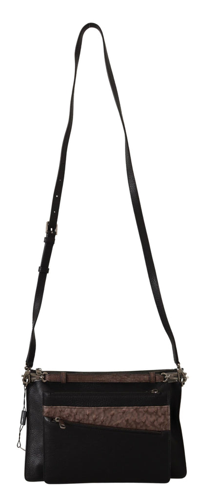 Dolce &amp; Gabbana sac bandoulière en cuir noir