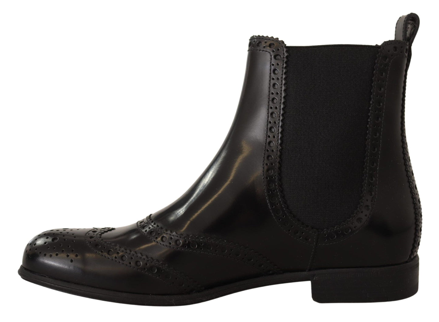 Dolce &amp; Gabbana - Bottines Oxford noires à bout ailé