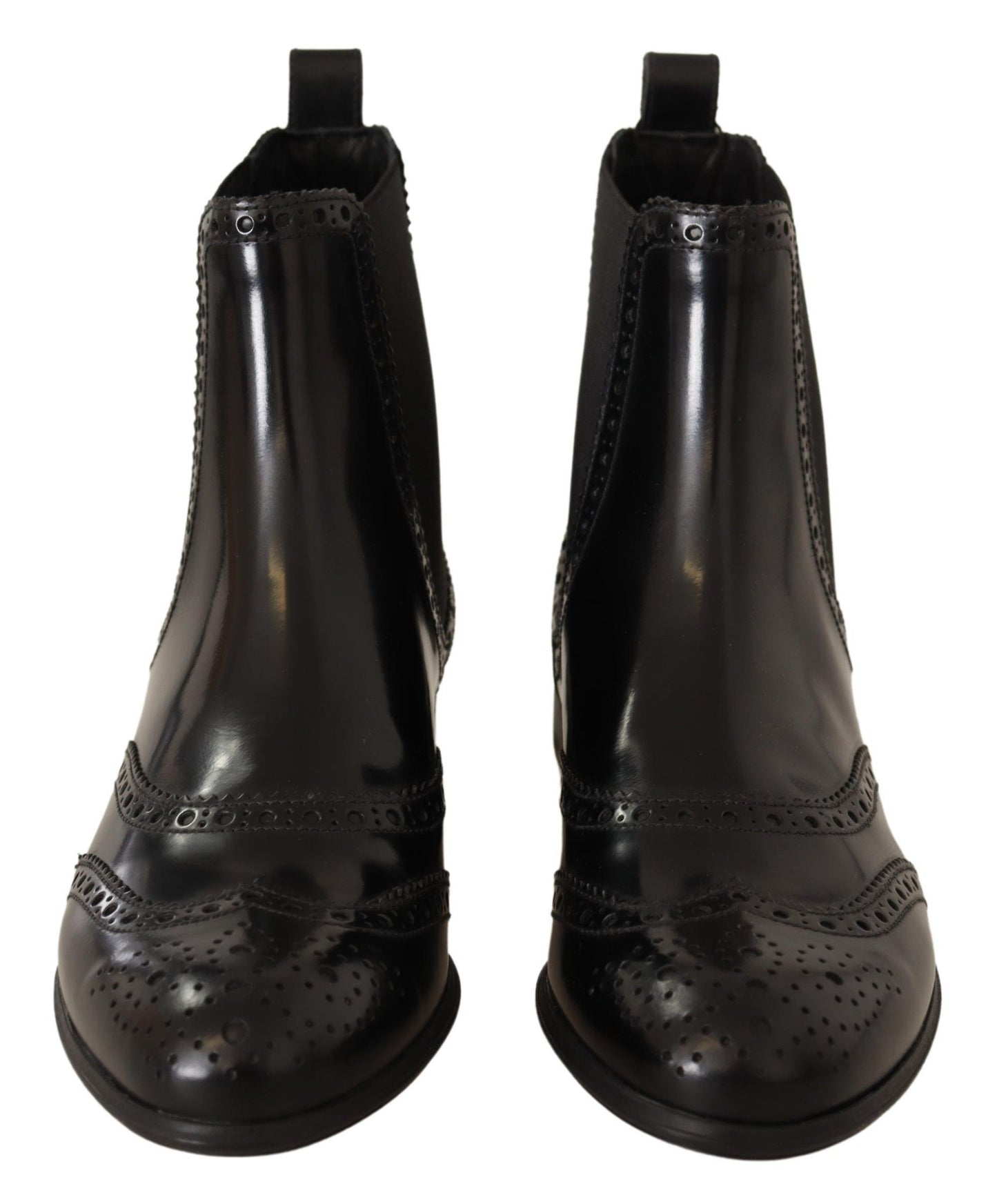 Dolce &amp; Gabbana - Bottines Oxford noires à bout ailé