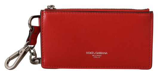 Dolce &amp; Gabbana - Porte-clés en cuir - Rouge vif