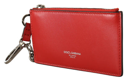 Dolce &amp; Gabbana - Porte-clés en cuir - Rouge vif