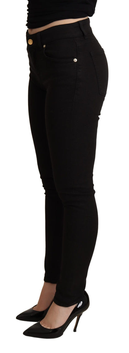 Dolce &amp; gabbana jean skinny noir taille moyenne